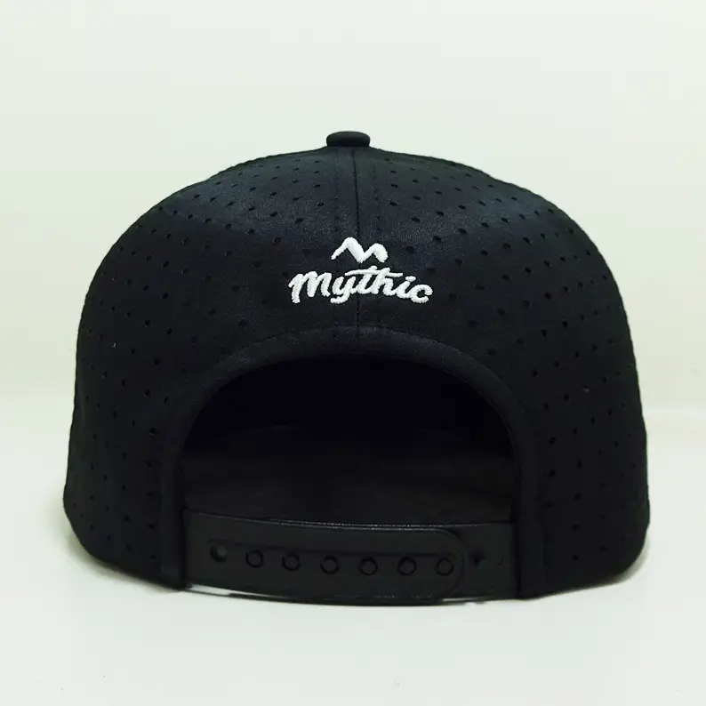 Lady Golfer Logo Embroidered Snapback Caps Made In Vietnam Laser Cut Holes Gorras Flat Brim Hip Hop Casual Style Unisex Cap L01 5