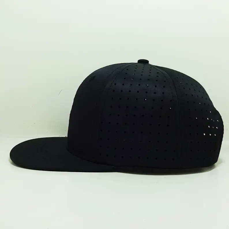 Lady Golfer Logo Embroidered Snapback Caps Made In Vietnam Laser Cut Holes Gorras Flat Brim Hip Hop Casual Style Unisex Cap L01 3