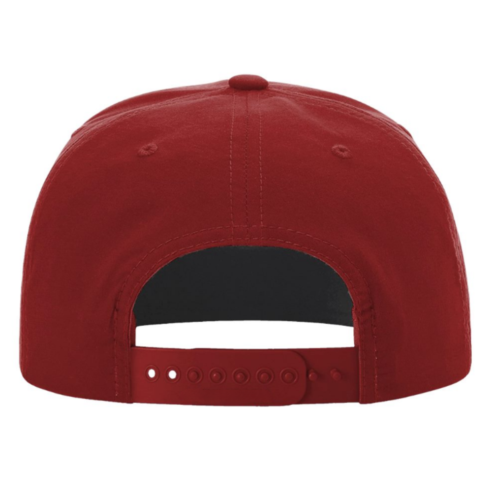 Leather Logo Patch R 256 Rope Hats Flat Brim Soft Structured Adjustable Single Row Snapback Closure Burgundy White For Shopping 4