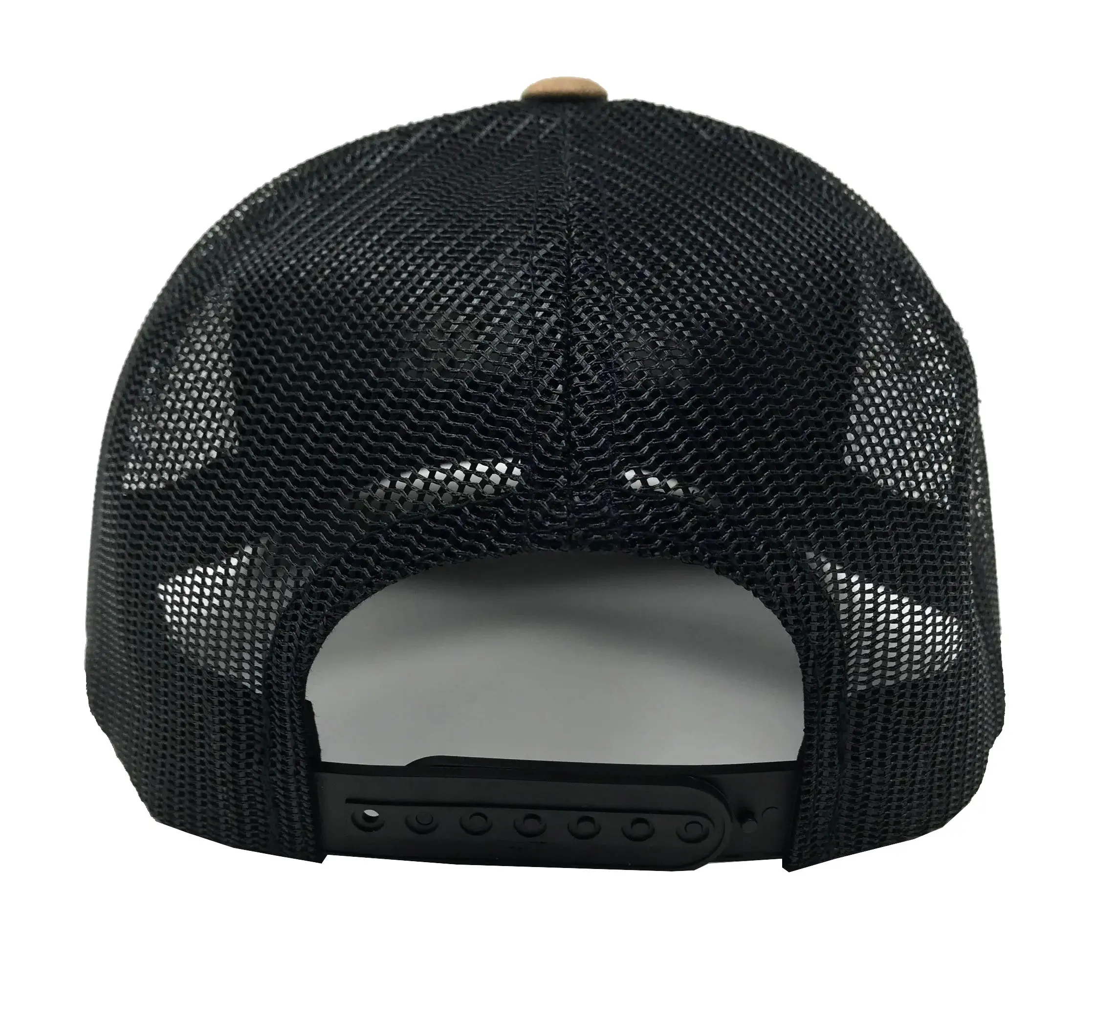 Leather Patch High Quality Camo Trucker Hat Custom Logo Wholesale Sports Cap 6 Panels Adjustable Size Trucker Hat Cap for Man 3
