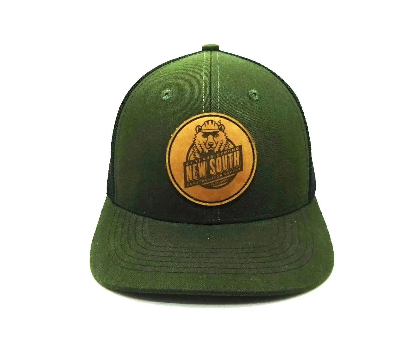 Leather Patch Logo Trucker Hats Custom Sublimated Logos Snapback Promotional Hat Sport Dad Cap Free Sample 1