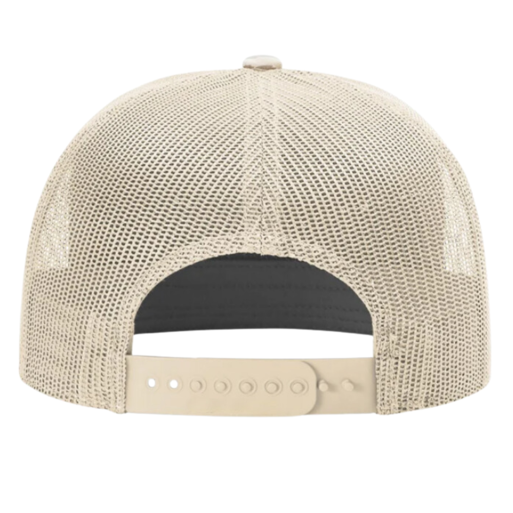 Light Sandstone Camouflage 7 Panel Trucker Hat R 168 Digital Printed Gorras Flat Brim Snapback Closure Single Row Buckle Unisex 6