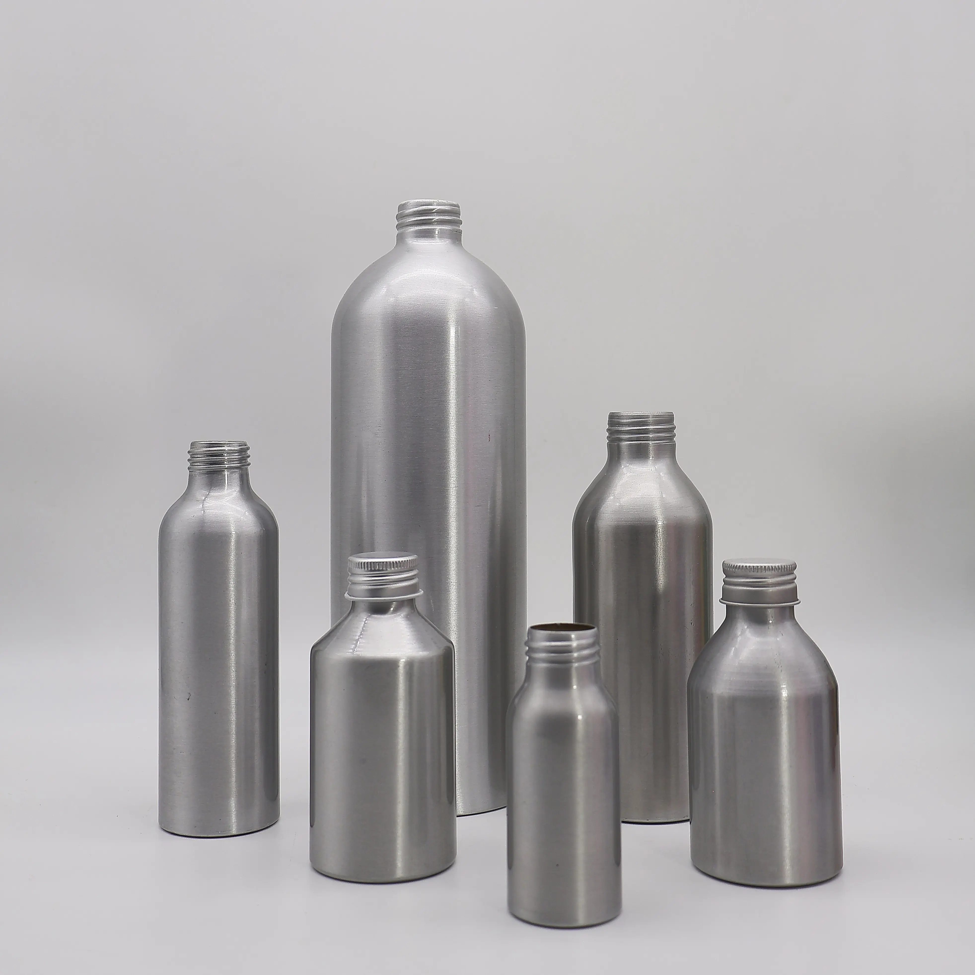 Liquid Essence Aluminum Metal Bottle Cosmetics Shampoo Conditioner Packaging Made in Vietnam Factory Direct 4