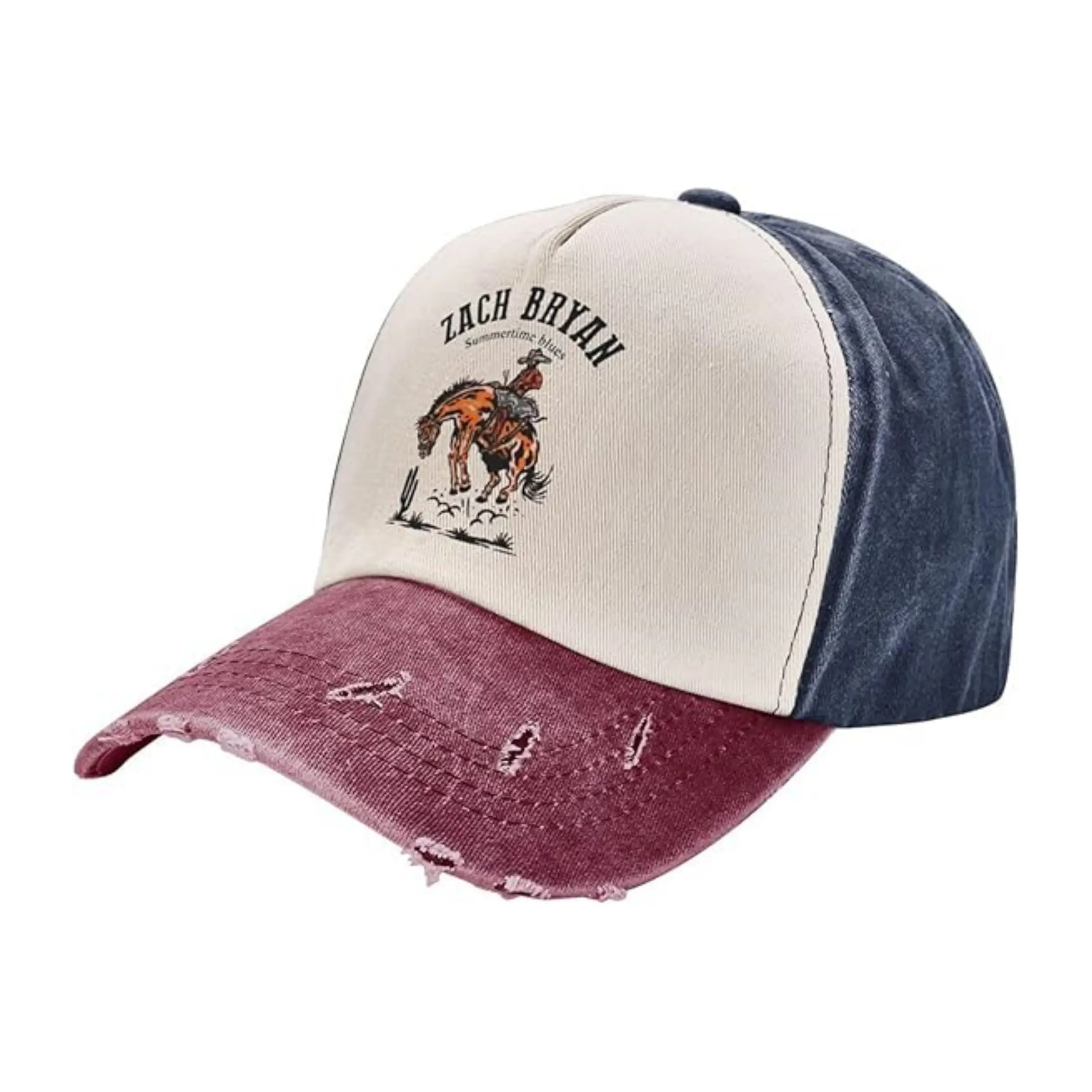 Logo Baseball Cap Curved Brim Structured Dad Hat Washed 6 Panel Cotton Curved Brim Baseball Cap Hat Whit Women 2