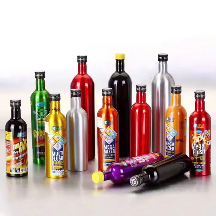 Long-Necked Aluminum Bottle Cans From Vietnam Manufacturer Open-Top Sleek Durable Design For Luxury Packaging Premium Quality