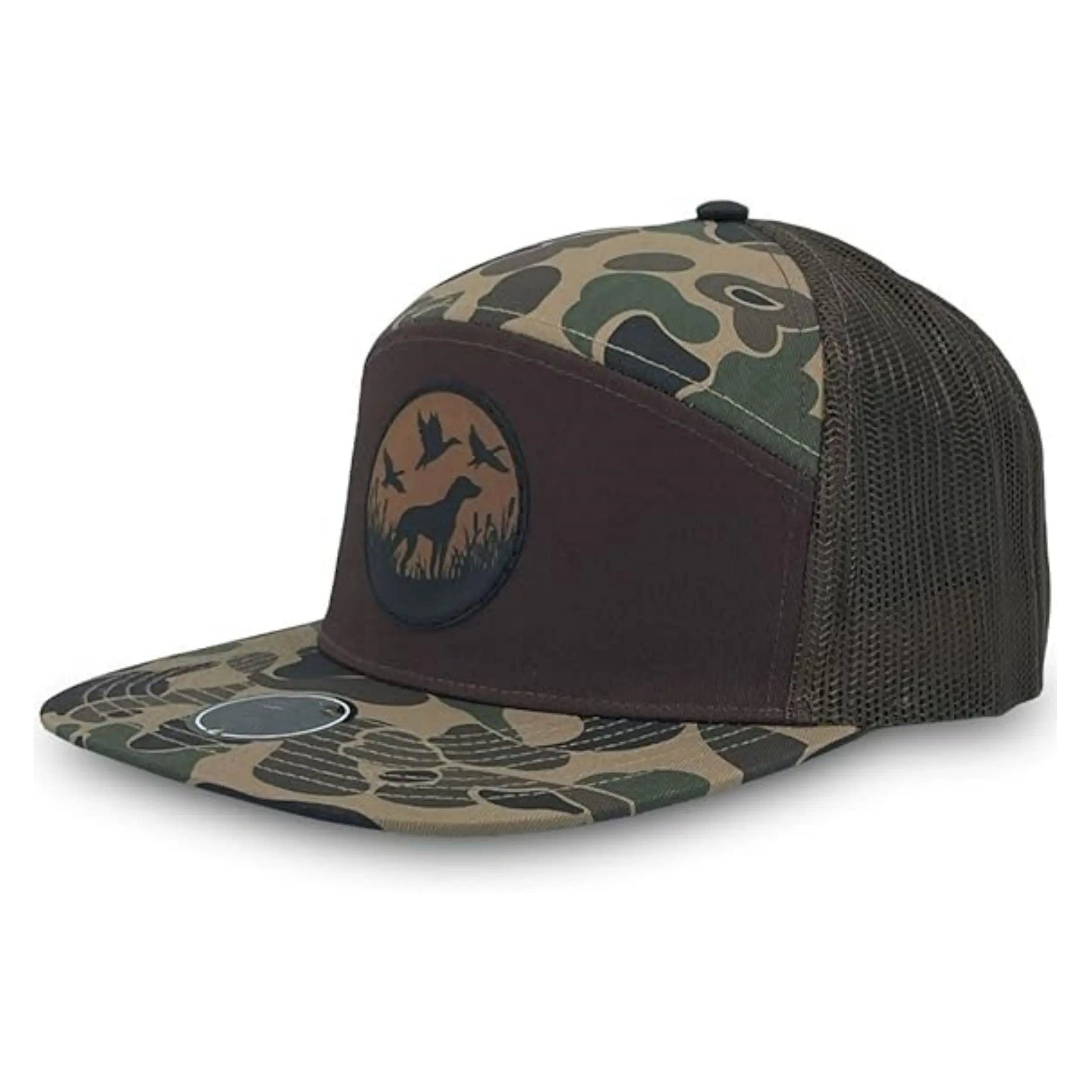 Low Moq 6 Panel Curved Brim Baseball Cap Canvas Luxury Camouflage High Quality Fitted Baseball Caps 3