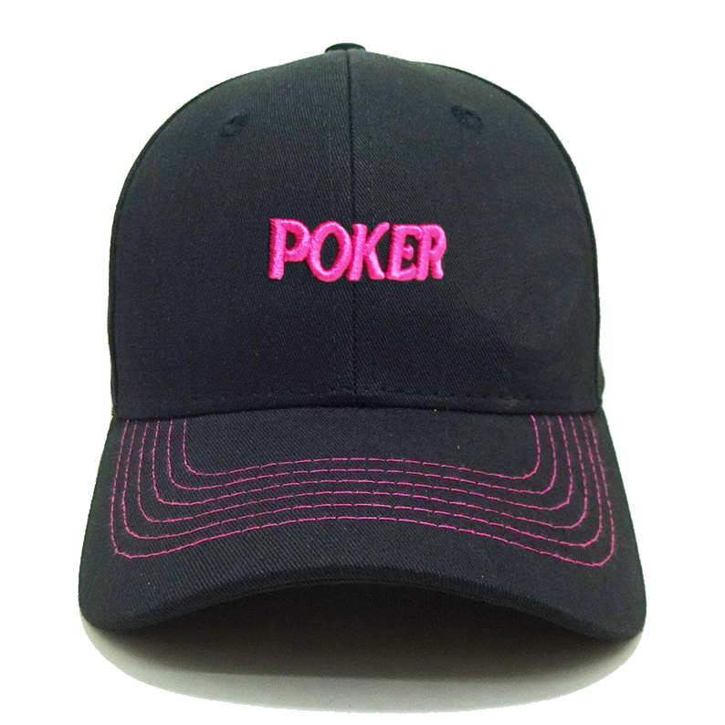 Matching Color Embroidery Baseball Cap With Poker Logo Vietnam Made Hat For Party Style Casual Street Fashion Unisex Wear L01 2