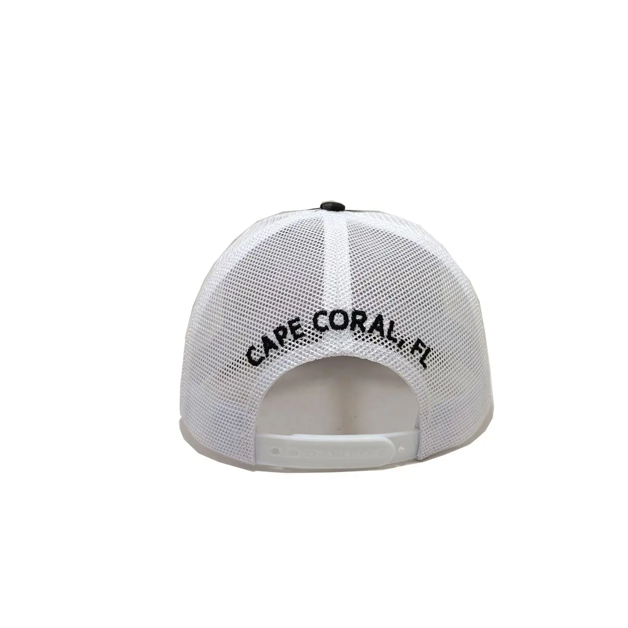 Medium Profile Grey and Brown Color Polyester Structured Trucker Hat Curved Brim Cap for Men in Vietnam Factory 6