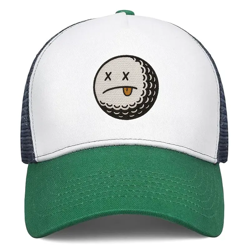Mesh Back Trucker Cap From Vietnam With Funny Golf Ball Logo Adjustable Fit For Golfers Outdoor Casual Style Ideal Dad Gift L01 1
