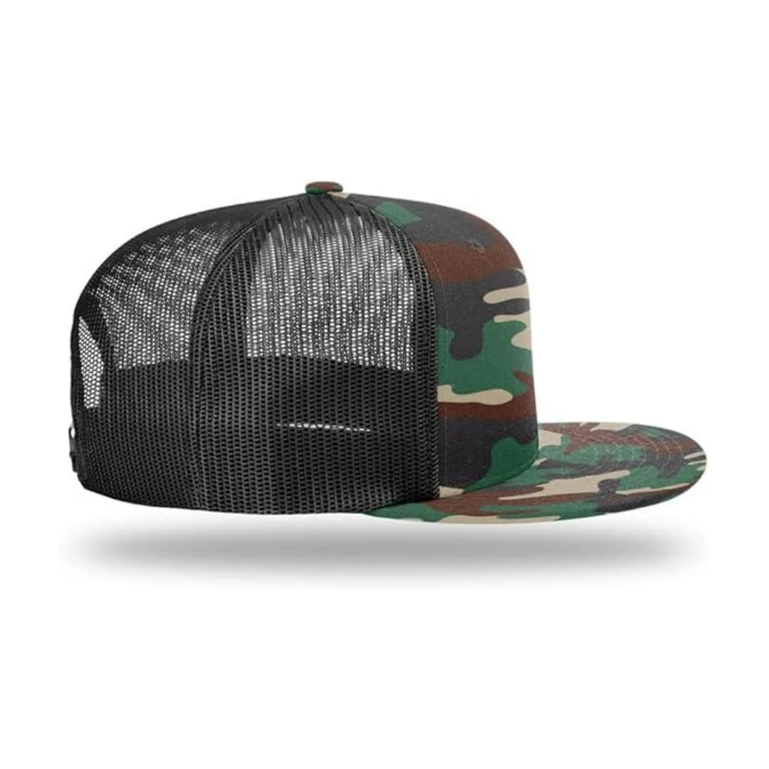 Mesh Green logo Blank Camouflage Baseball Sports Cap Hat Trucker Hats High Quality Vintage Snapback Cap 4