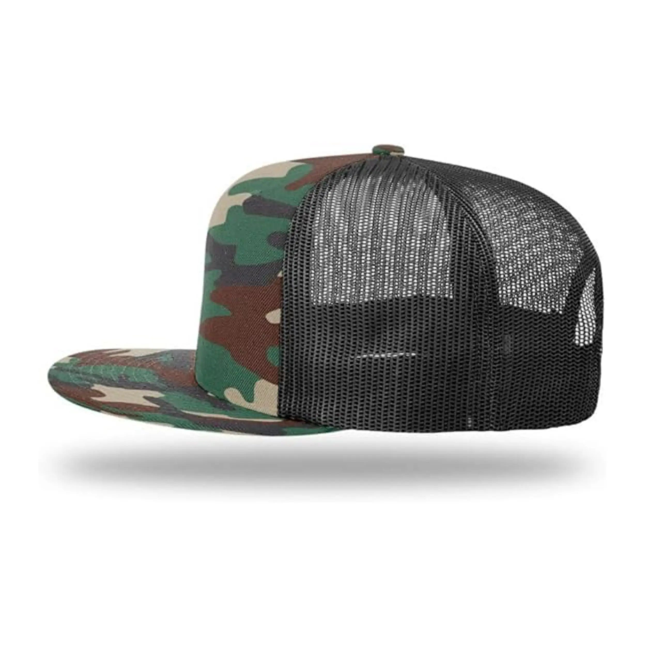 Mesh Green logo Blank Camouflage Baseball Sports Cap Hat Trucker Hats High Quality Vintage Snapback Cap 3