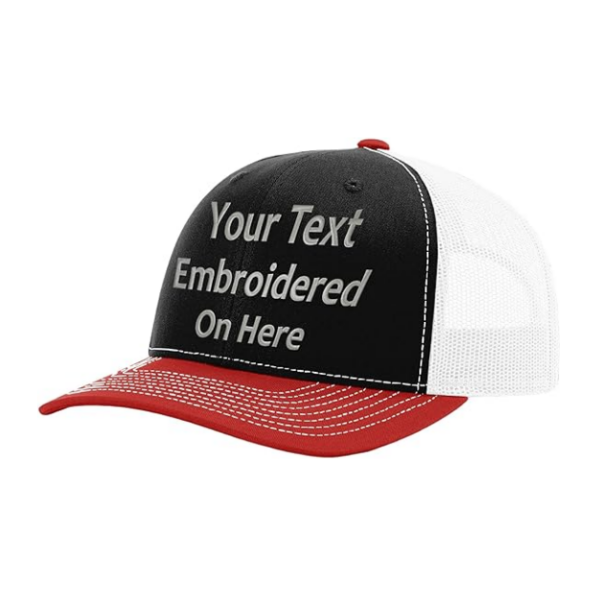 Mesh Trucker Cap Nylon Plain 5 Panel Camp Hats Custom Screen Printed Trucker Hats 2