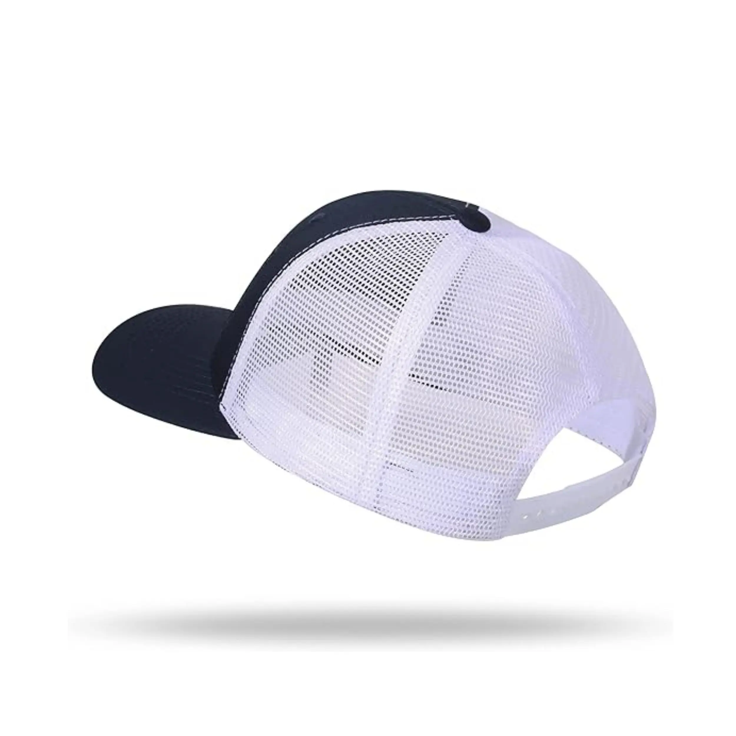 Mesh Trucker Hats With Custom Logo 6 Panel Sports Caps Trucker Hat With Leather Patch Low Moq 4