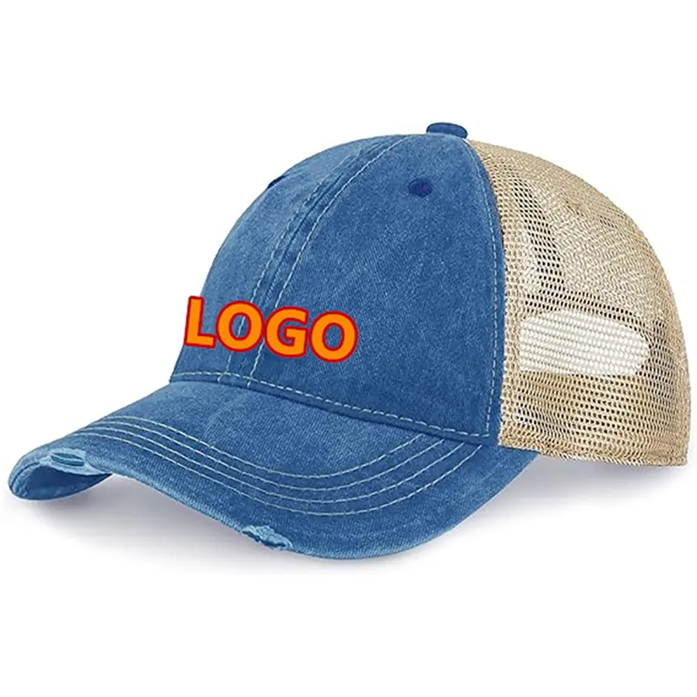 Mesh Trucker Vintage Classic Sports Trucker Hats logo Mesh Baseball Caps Distressed Trucker Hatbaseball Cap for Women Dry 6