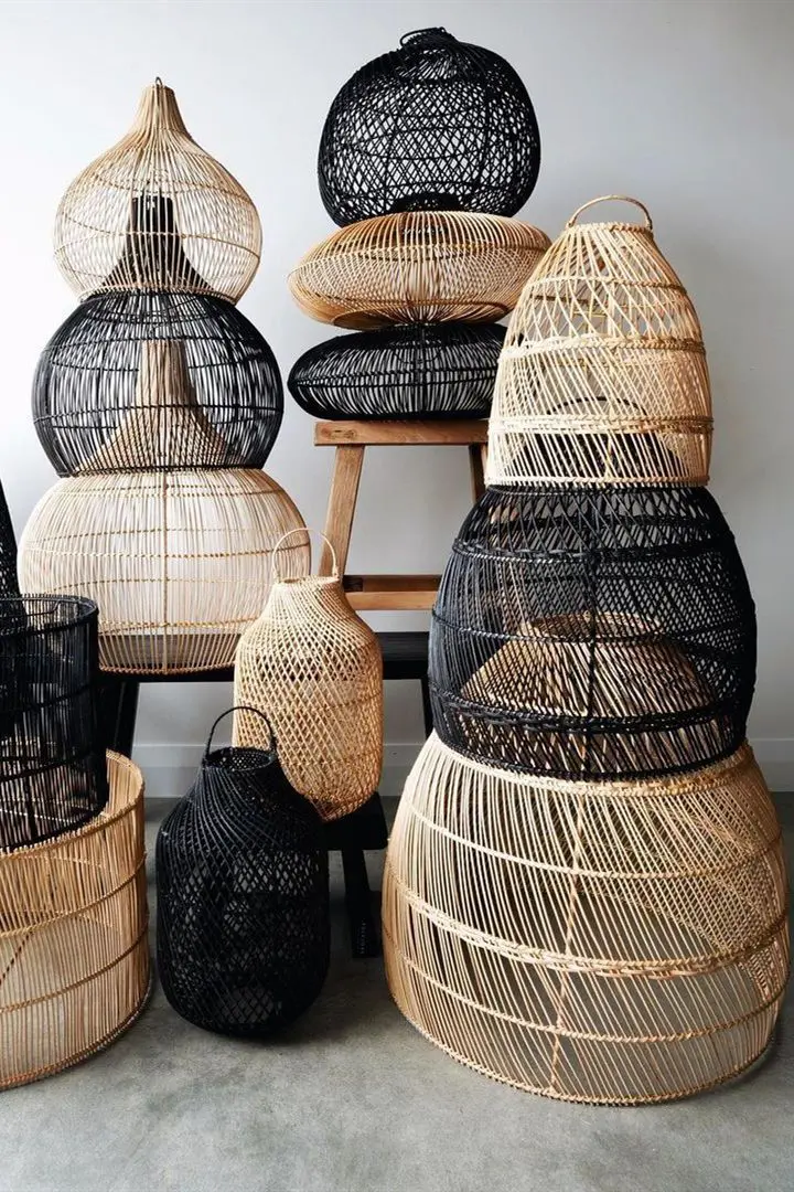 Minimalist Lampshade Bamboo Vintage Lampshade Supplies Wholesale OEM ODM Handicraft Furniture Home Decor Made In Vietnam 6