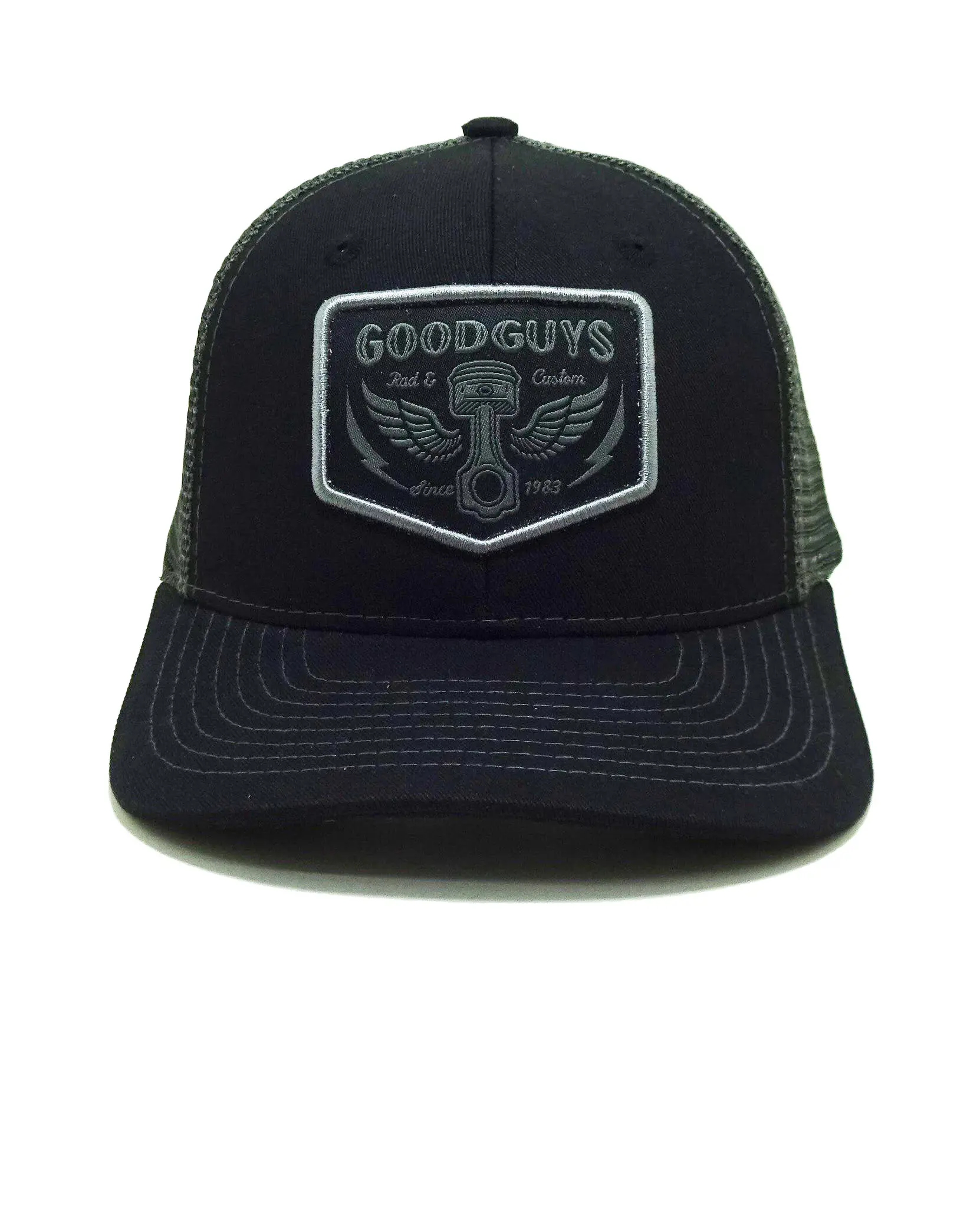 Motorcycle Embroidery Logo Trucker Hats Custom Design Sport Hats in Vietnam Factory For Men Trucker Mesh Back Closure 2