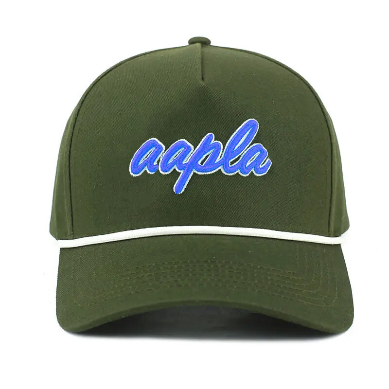 Multi Color Promotional High Quality 5 Panels Baseball Cap with Rope Custom Embroidery Logo Sports Cap From Vietnam Supplier 3