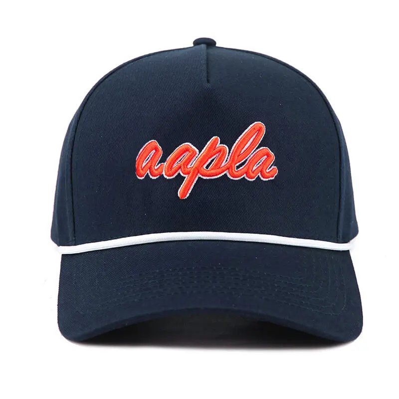 Multi Color Promotional High Quality 5 Panels Baseball Cap with Rope Custom Embroidery Logo Sports Cap From Vietnam Supplier 1