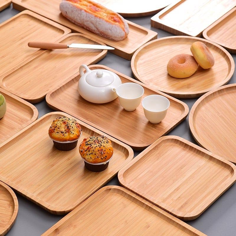 Multi-purpose insulated bamboo tray Safe for health and aesthetics Vietnamese handmade products wholesale. 3