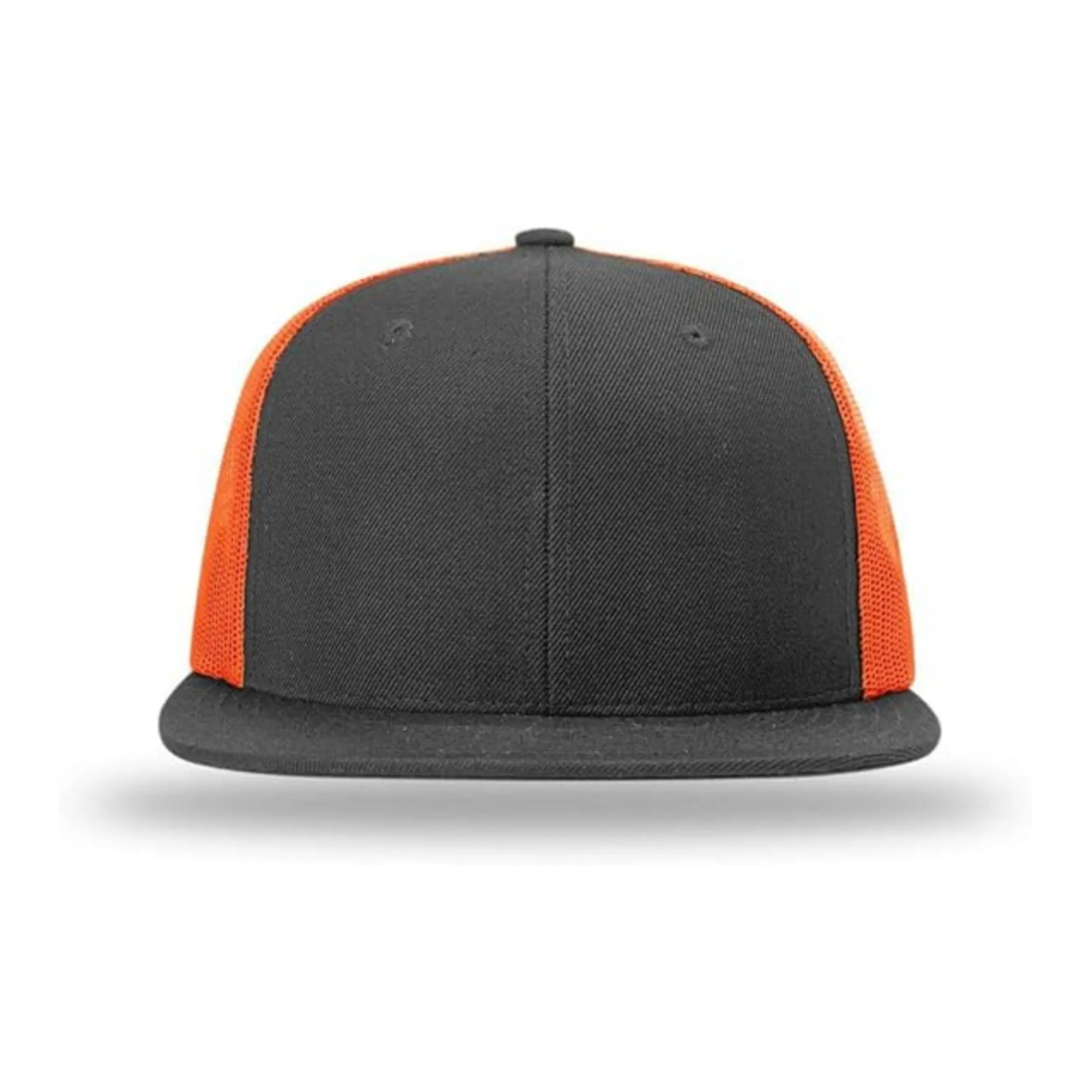 Multicolor Custom logo 6 Panel Cotton Sport Flat Brim Trucker Hats Hip Hop Classic Mesh Trucker Hats 3