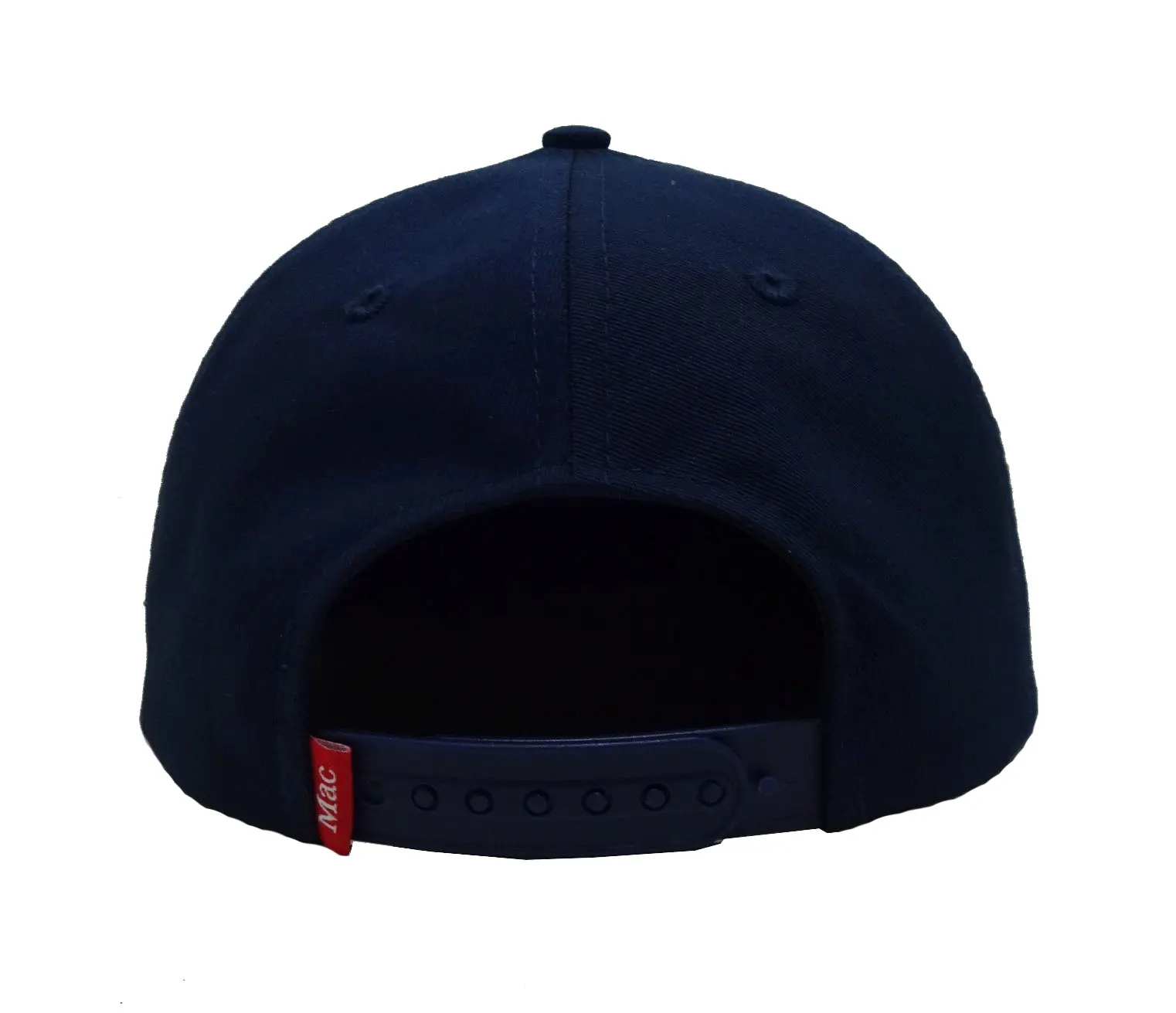 Navy Blue Custom Logo Wholesale Products Snapback Cap 5-Panel Unstructured Flat Brim High Quality Cotton Dad Hat Snapback Cap 5