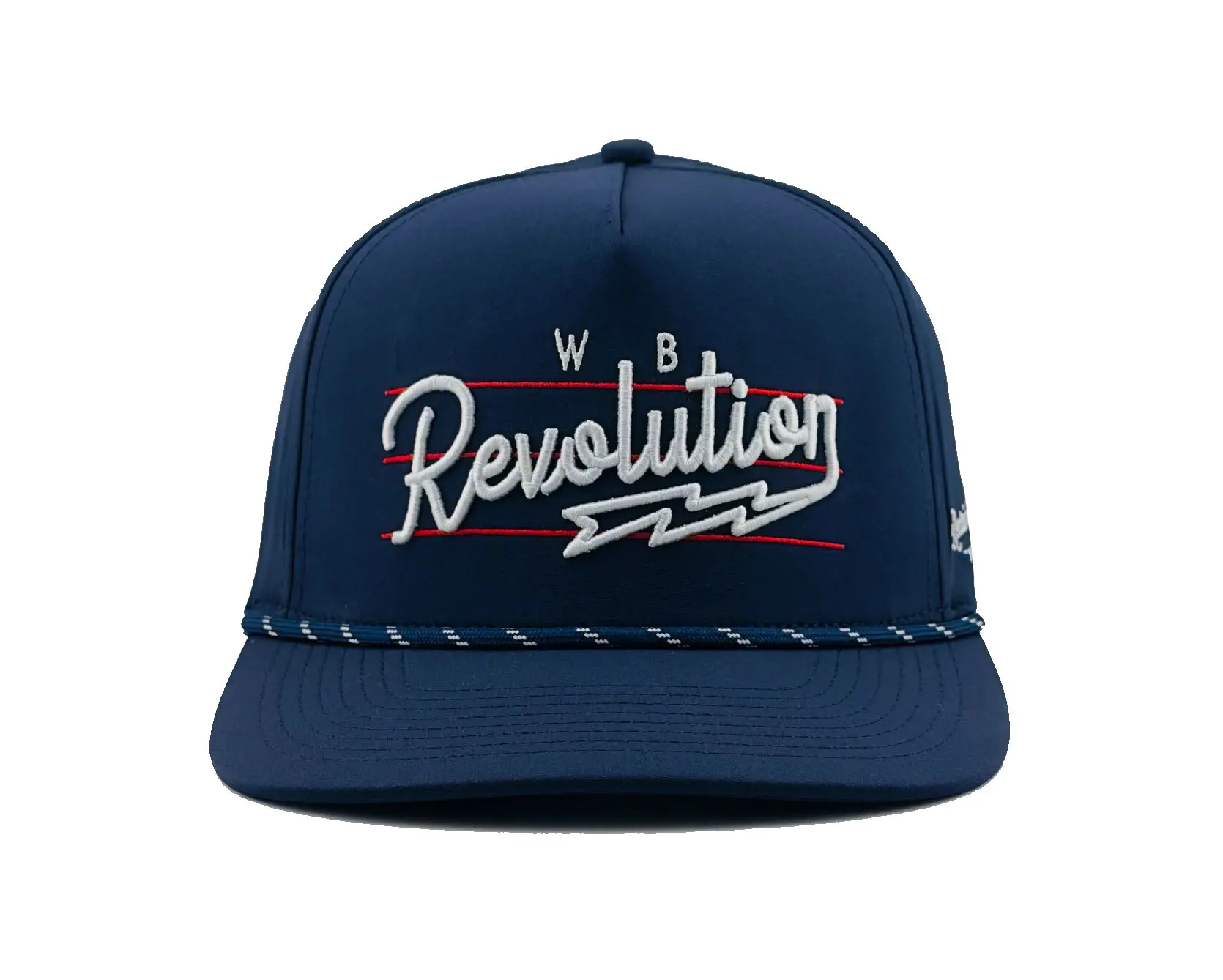 Navy Blue Polyester Baseball Cap with Rope High Quality Hiphop Fashion Sports Cap for Man Comfortable Headwear Baseball Cap