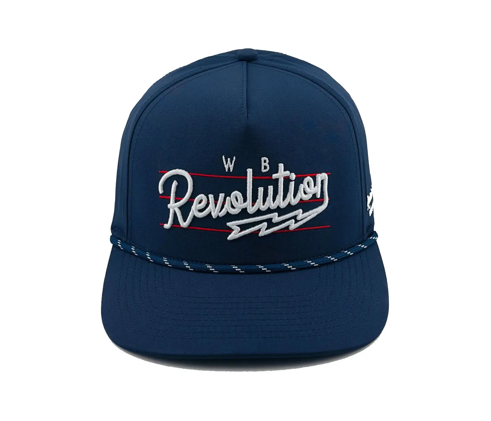 Navy Blue Polyester Baseball Cap with Rope High Quality Hiphop Fashion Sports Cap for Man Comfortable Headwear Baseball Cap 2