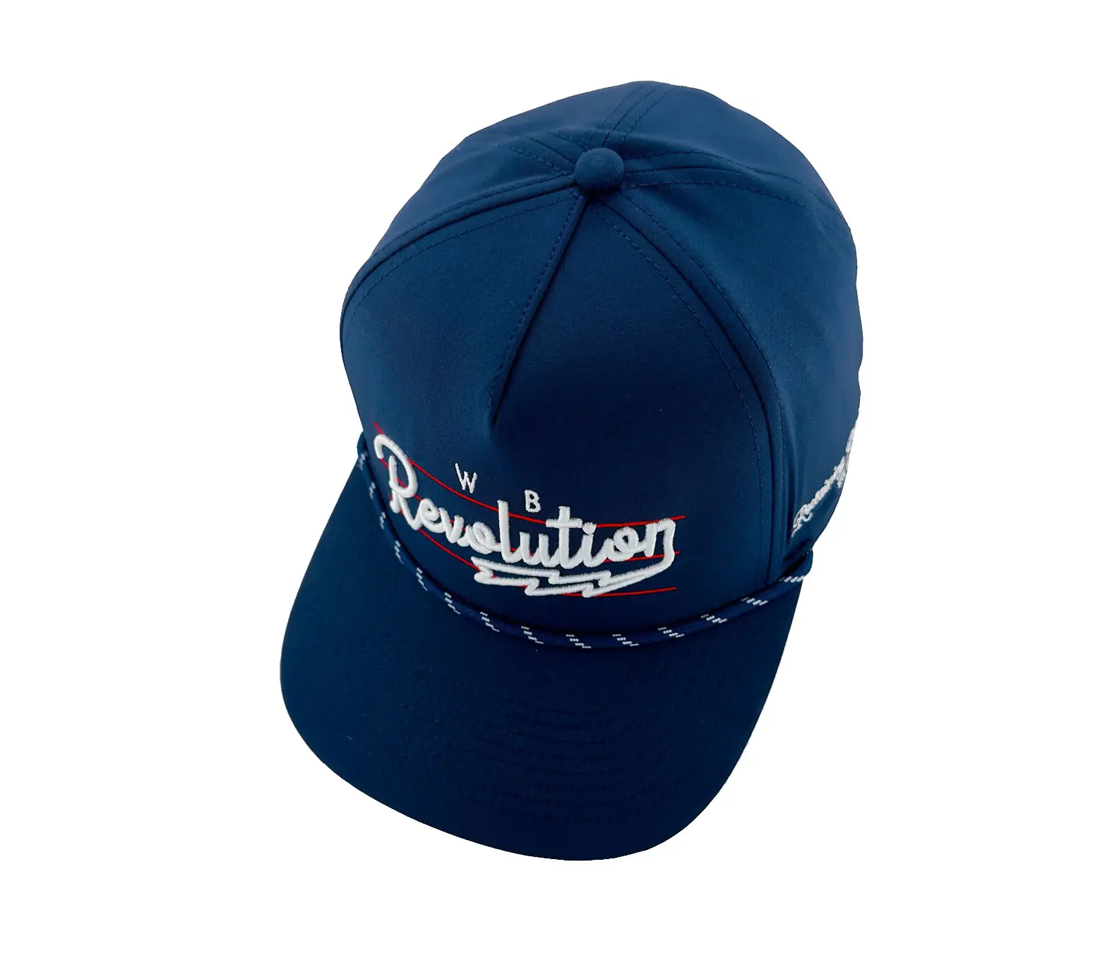 Navy Blue Polyester Baseball Cap with Rope High Quality Hiphop Fashion Sports Cap for Man Comfortable Headwear Baseball Cap 6