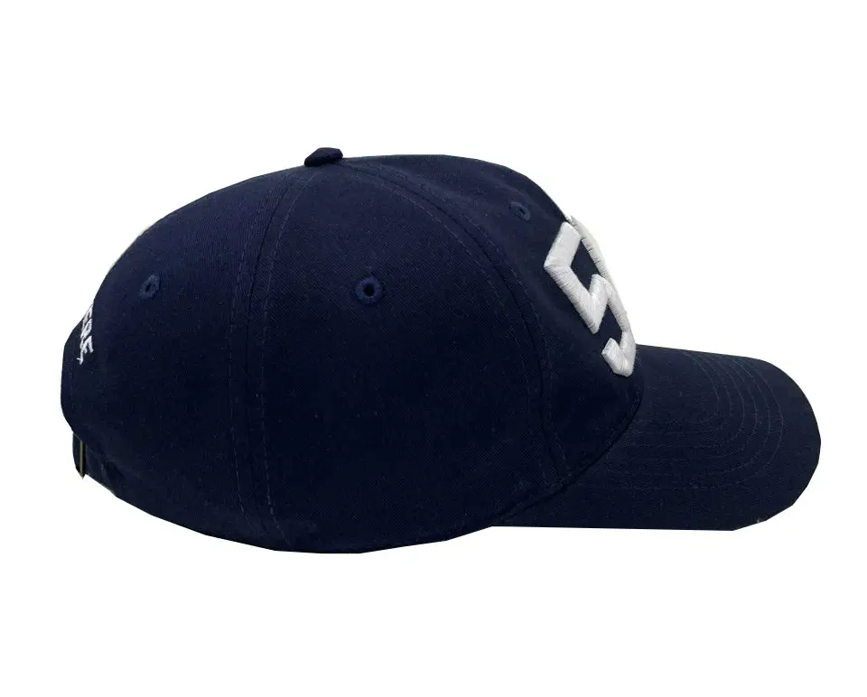Navy Color Unisex Polyester Fabric Unstructured 6 Panels Low Profile Curved Brim Baseball Cap in Vietnam Factory 2