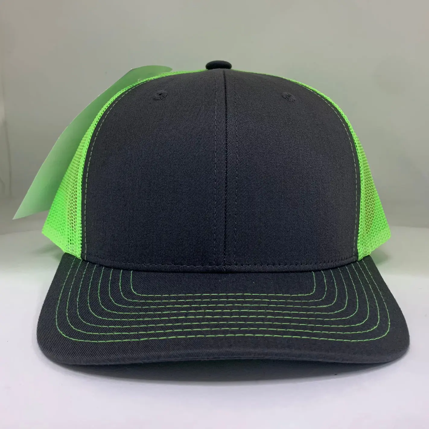Neon Green Trucker Hats Small MOQ Vietnam Custom Promotional Hat Sport Dad Cap Snapback Caps Vietnam Factory