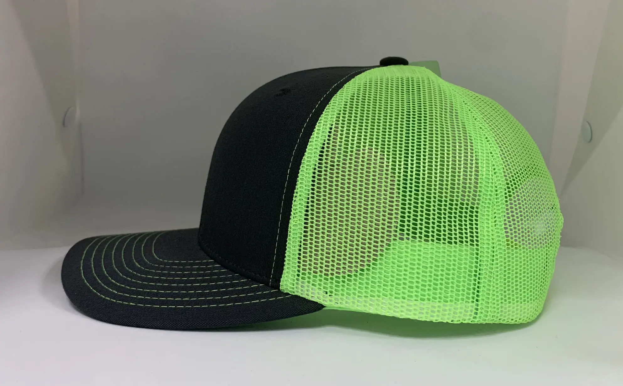 Neon Green Trucker Hats Small MOQ Vietnam Custom Promotional Hat Sport Dad Cap Snapback Caps Vietnam Factory 2