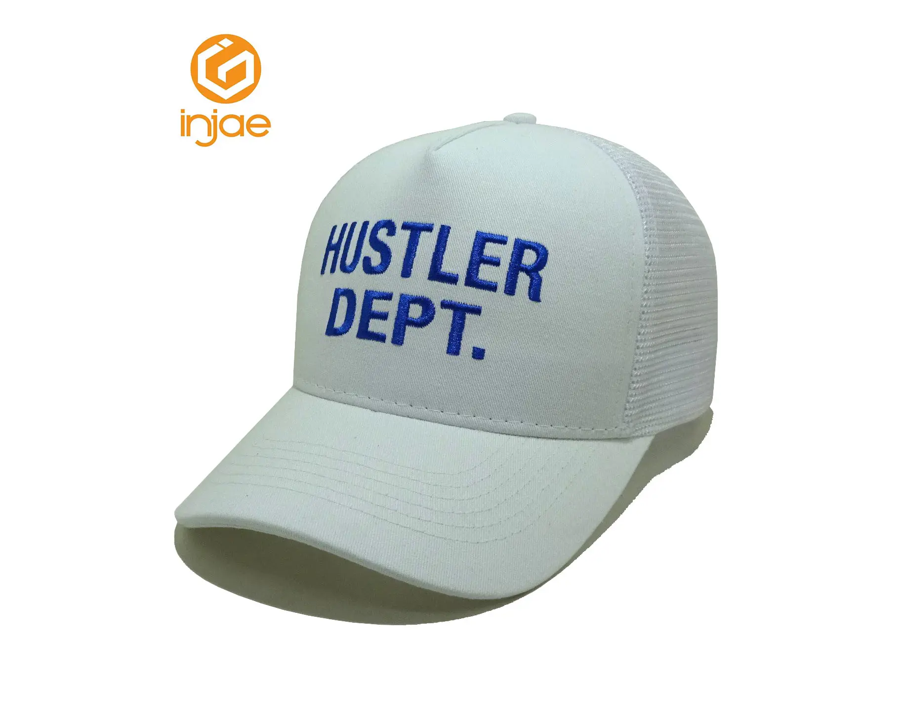 New Arrivals Sports Caps in Vietnam Factory White Color Trucker Hat Custom Logo High Quality Adjustable Adults Caps for Unisex 1