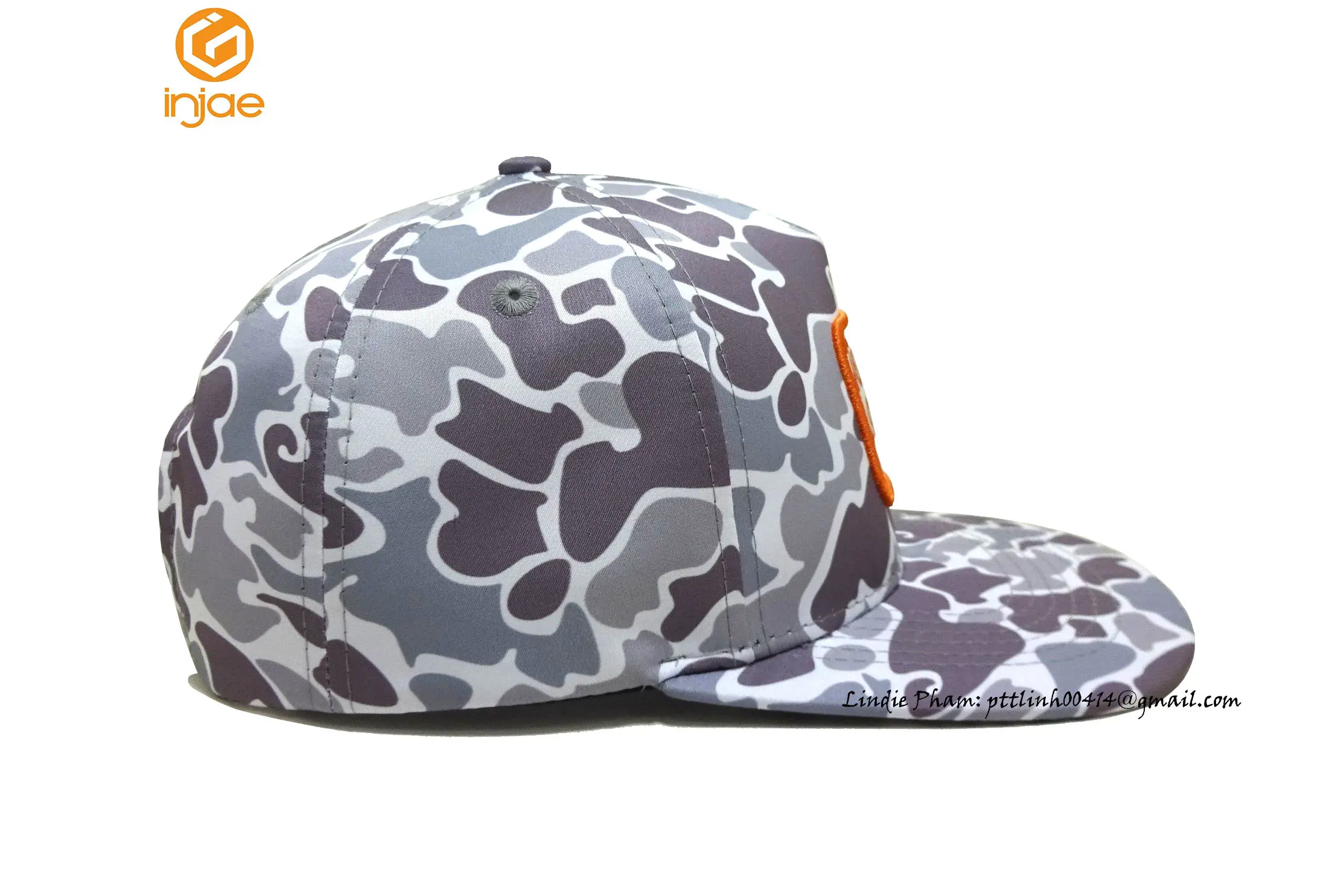 New Design Custom Logo Snapback Cap With Rope High Quality Promotional Texas Hat Old School Camo Baseball Cap Vietnam Factory 5