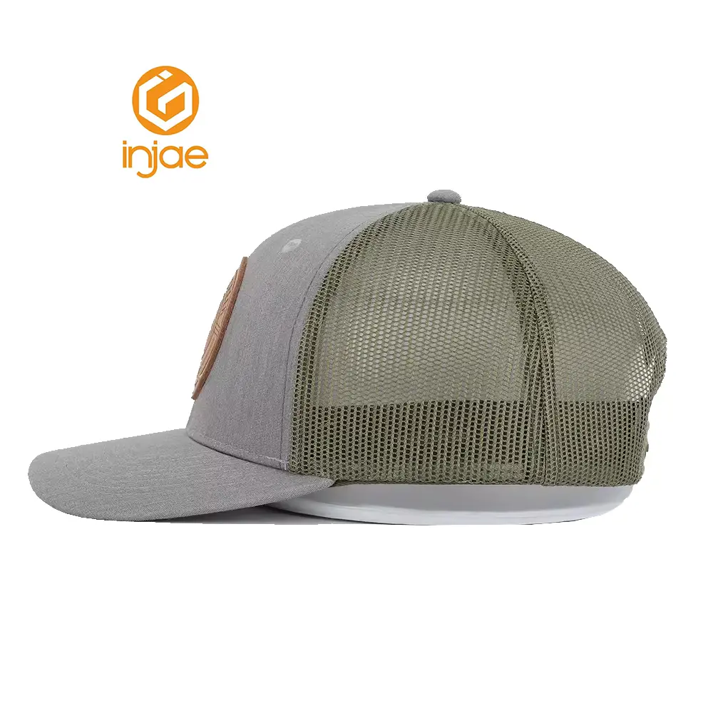 New Design Fashion Trucker Hat Custom Logo High Quality Mesh Back Adjustable HipHop Sports Cap for Unisex 3