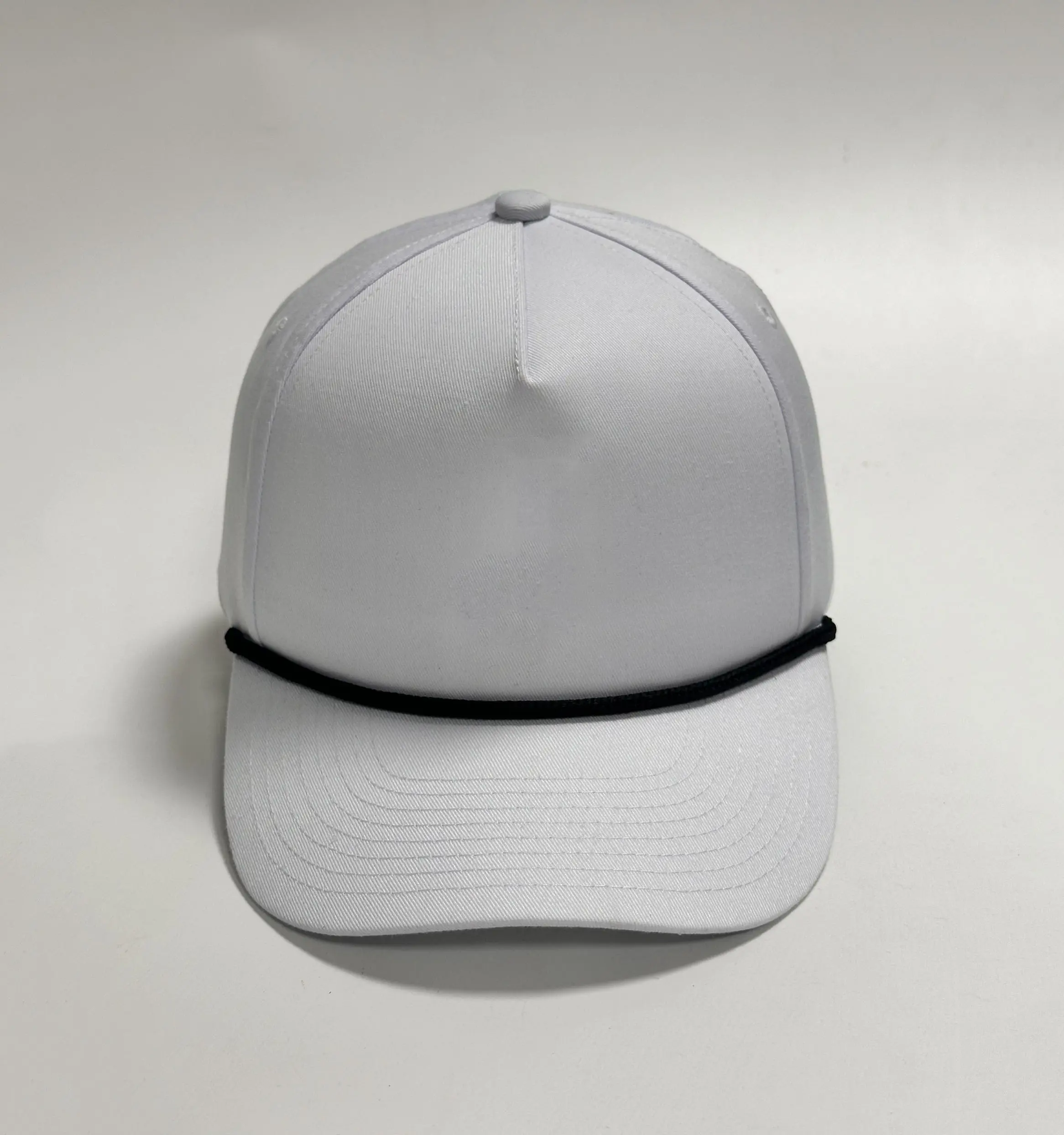 New Design High Fashion Custom 5 Panel Unisex Baseball Cap with Rope High Quality Promotional Waterproof Golf Hat Sports Cap 2
