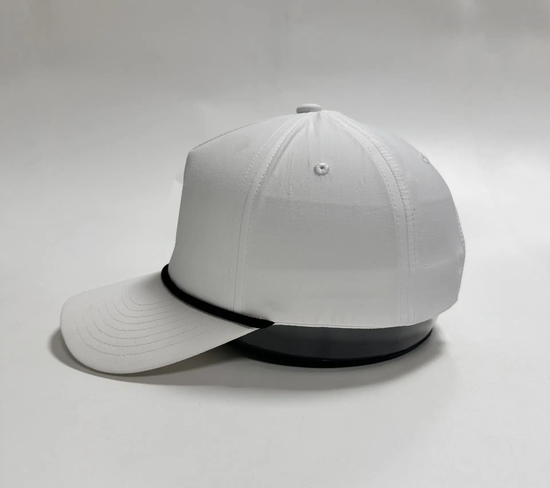 New Design High Fashion Custom 5 Panel Unisex Baseball Cap with Rope High Quality Promotional Waterproof Golf Hat Sports Cap 4