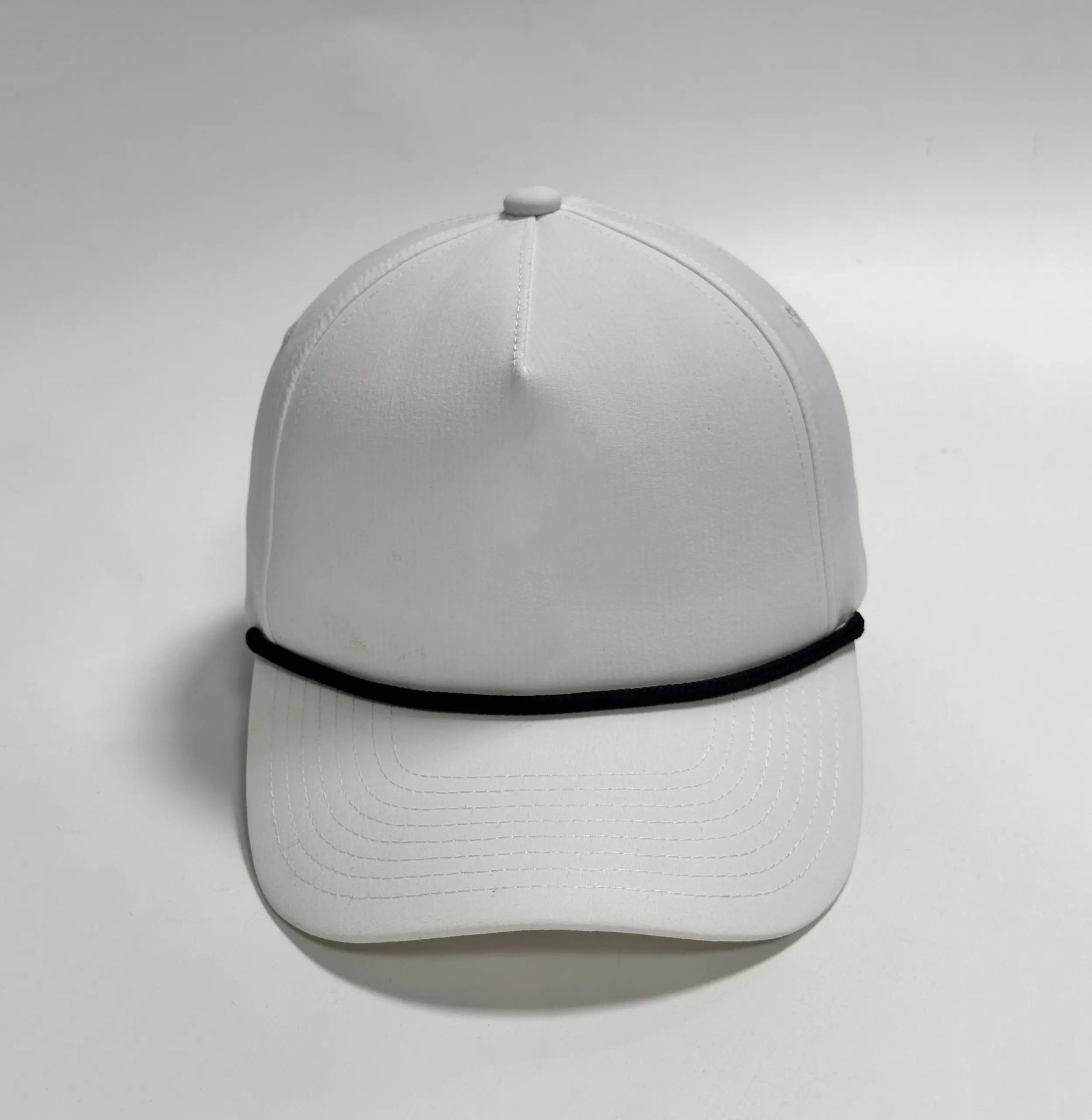 New Design High Fashion Custom 5 Panel Unisex Baseball Cap with Rope High Quality Promotional Waterproof Golf Hat Sports Cap 1