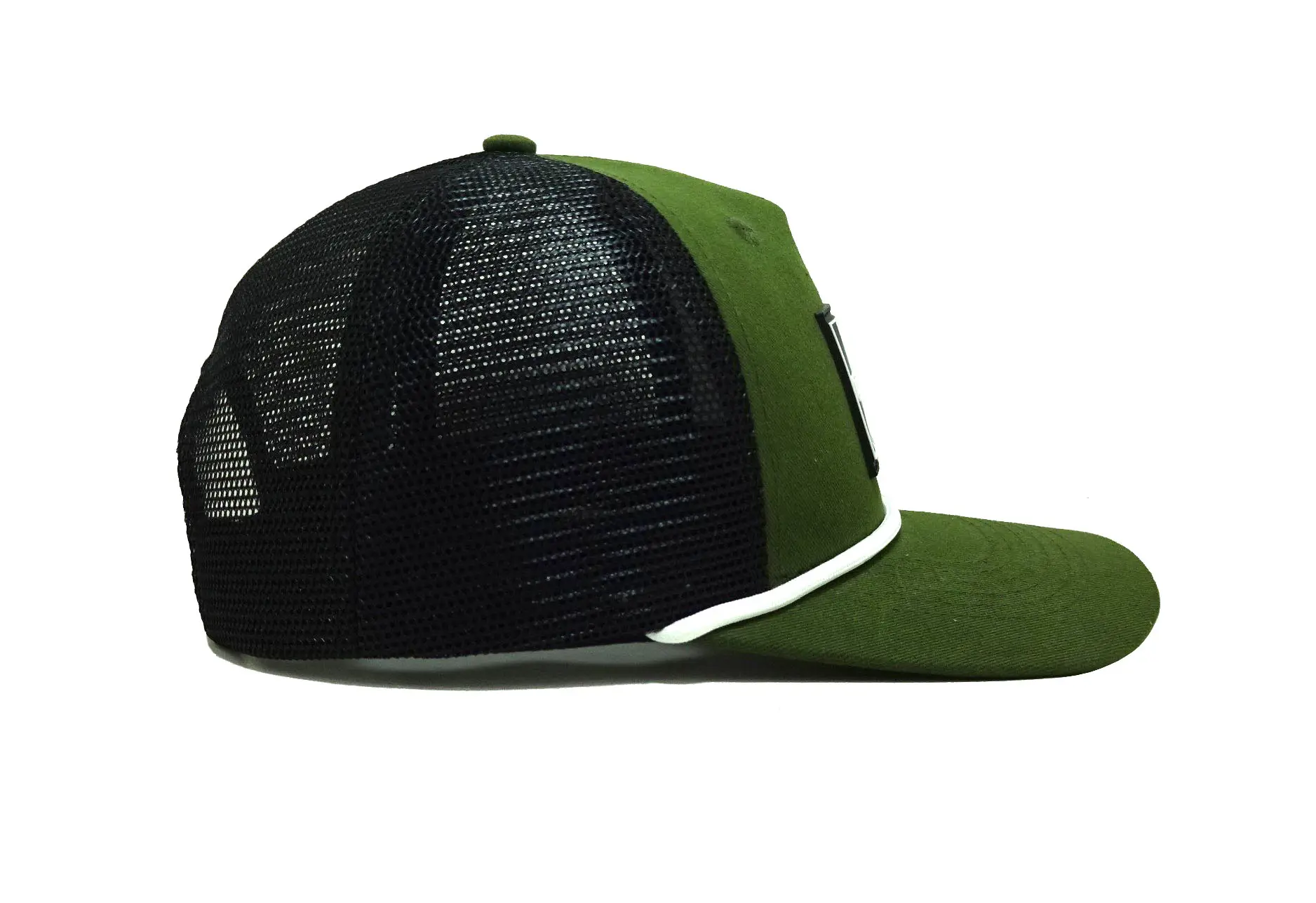 New Design Original Custom Promotional Unisex Trucker Hat with Rope High Quality Rubber Logo Sports Cap in Vietnam Factory 4