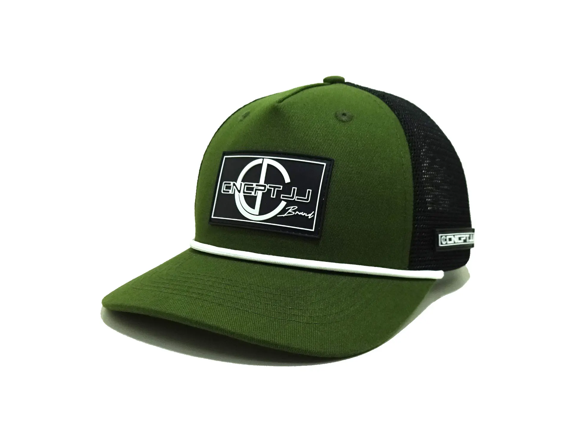 New Design Original Custom Promotional Unisex Trucker Hat with Rope High Quality Rubber Logo Sports Cap in Vietnam Factory 2