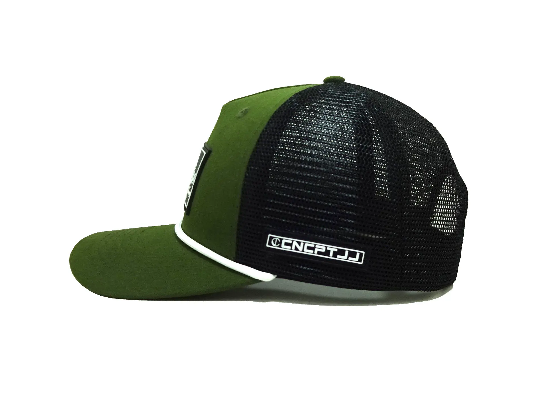 New Design Original Custom Promotional Unisex Trucker Hat with Rope High Quality Rubber Logo Sports Cap in Vietnam Factory 3