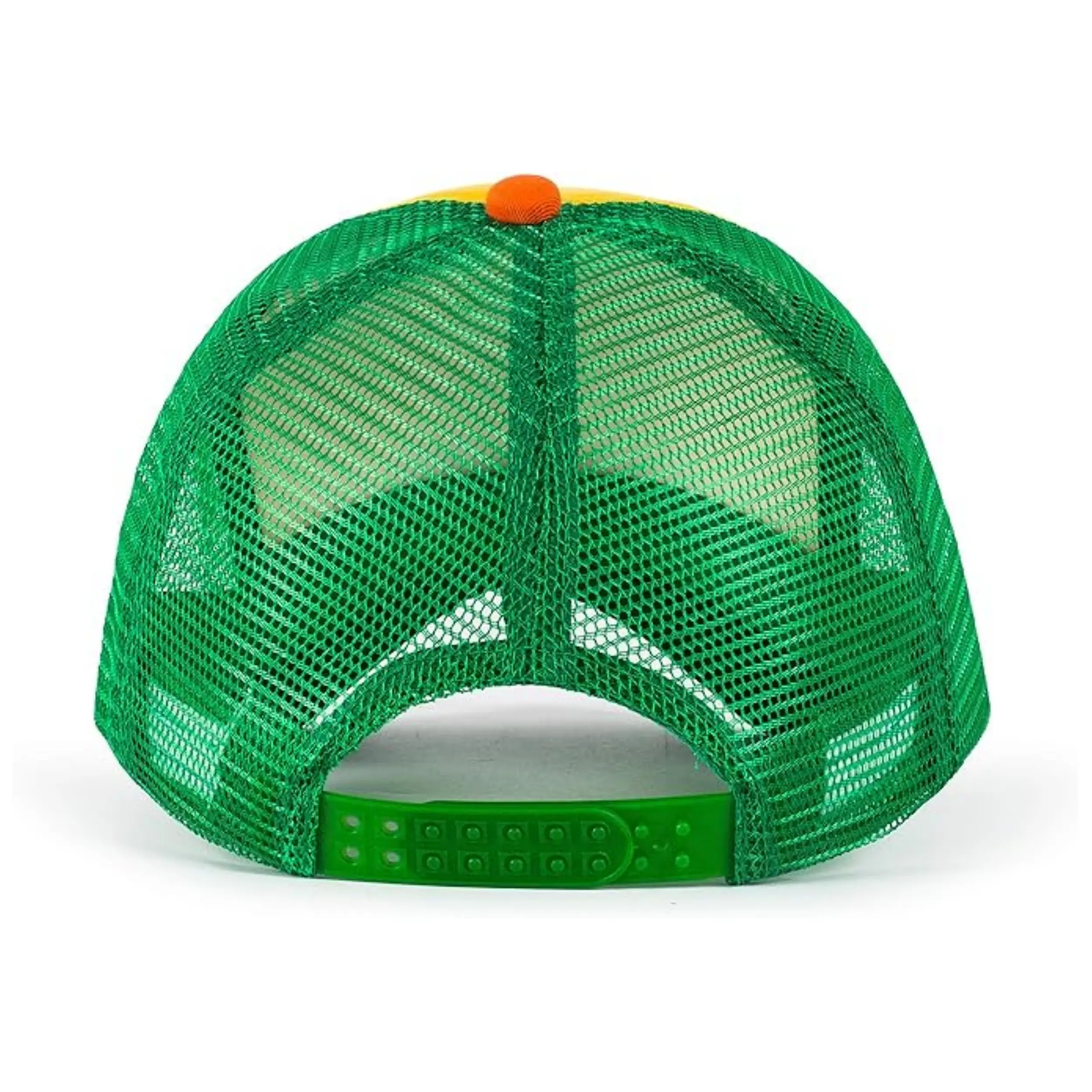 Non-Fading Outdoor Custom Caps Logo Baseball Cap Bright Color Splice Cap Mesh Hat Trucker Hats With Custom Logo 5