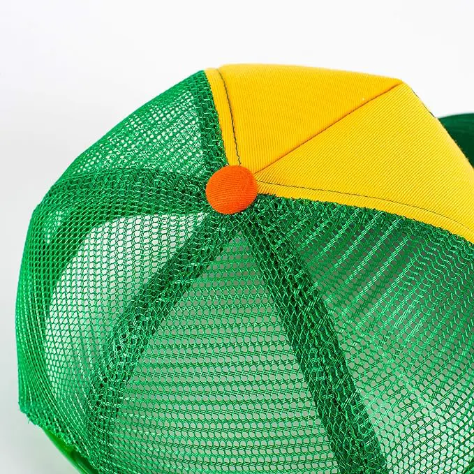 Non-Fading Outdoor Custom Caps Logo Baseball Cap Bright Color Splice Cap Mesh Hat Trucker Hats With Custom Logo 3