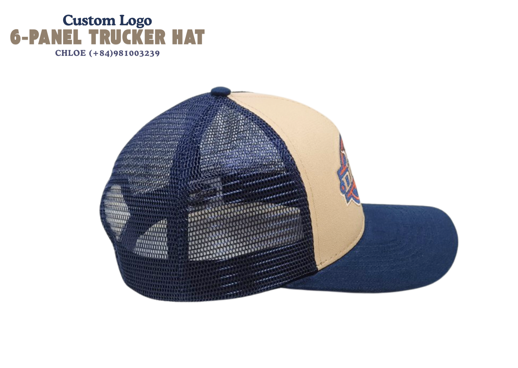 OEM Custom Leather Patch Logo Embroidery Trucker Hats 6 Panel Sporty Mesh Adjustable Size and Color Running for All Genders 4