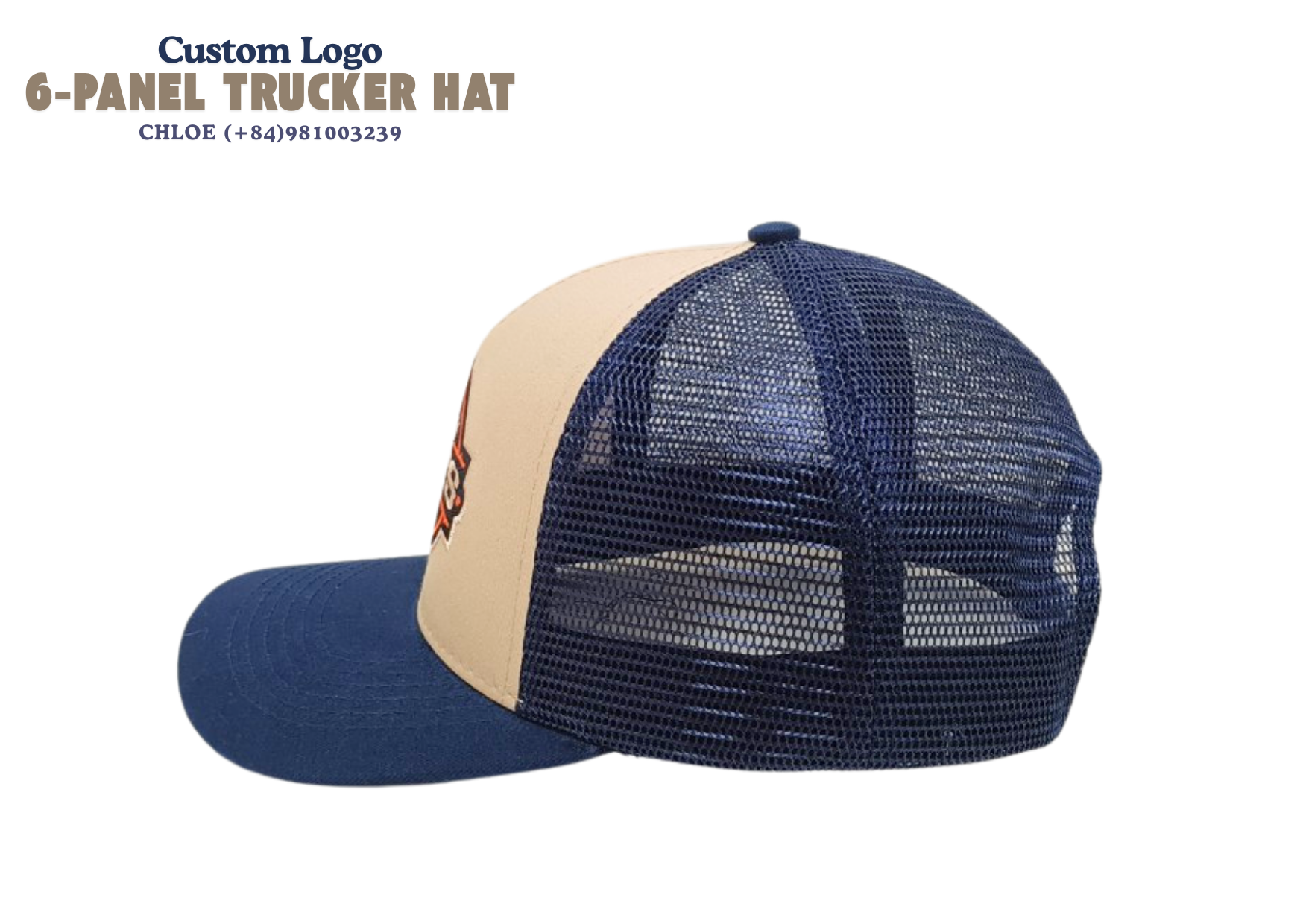 OEM Custom Leather Patch Logo Embroidery Trucker Hats 6 Panel Sporty Mesh Adjustable Size and Color Running for All Genders 3