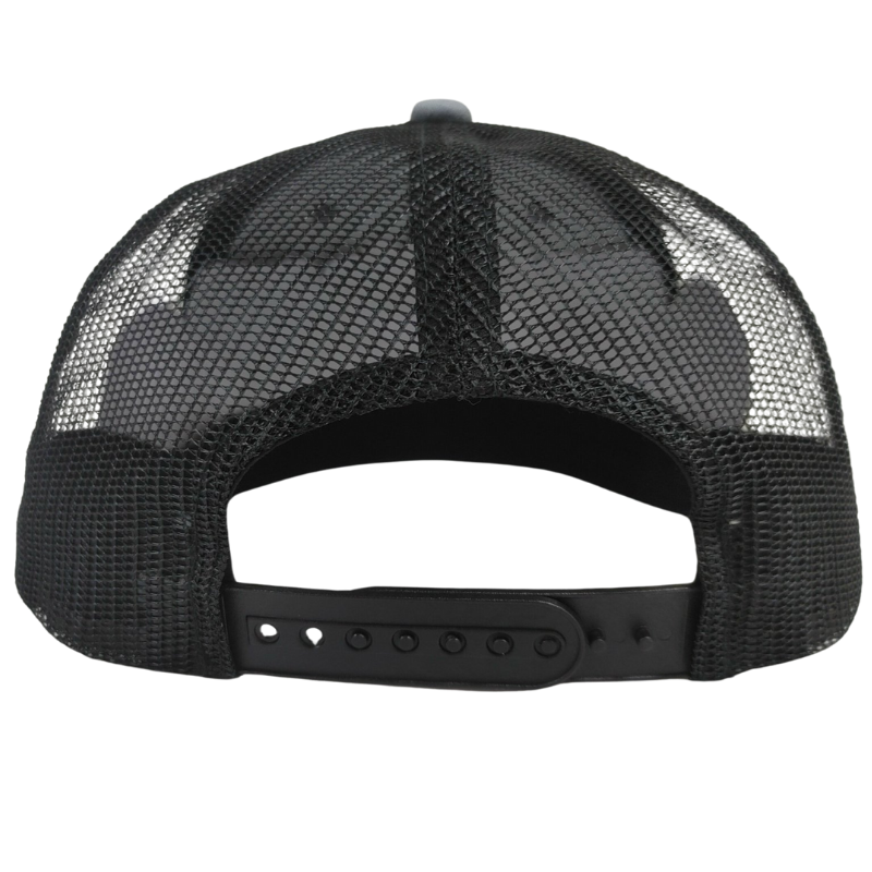 OEM Custom Leather Patch Logo R112 Trucker Hat Structured Mesh Back Cap Adjustable Snapback Closure 6 Panel Vietnam Hat Factory 3