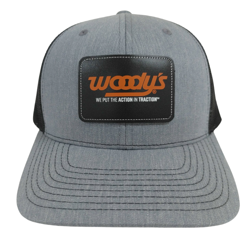 OEM Custom Leather Patch Logo R112 Trucker Hat Structured Mesh Back Cap Adjustable Snapback Closure 6 Panel Vietnam Hat Factory 2