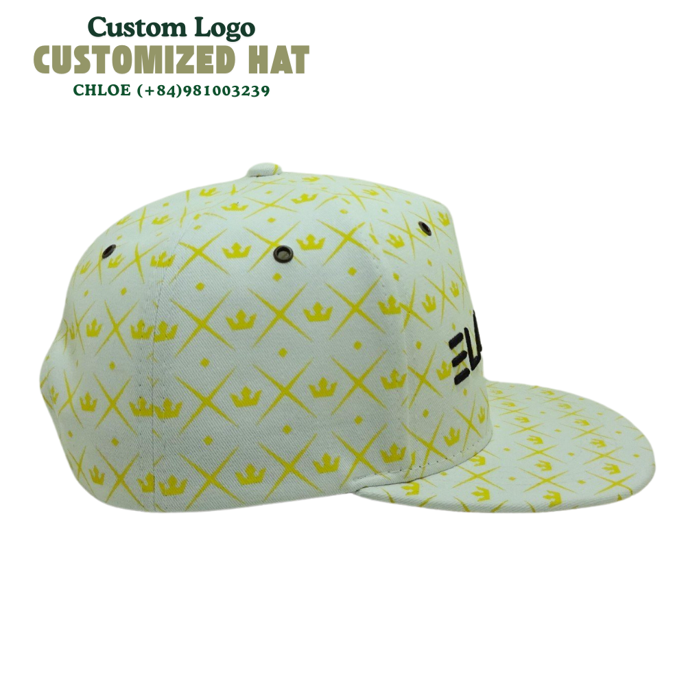 OEM Design Customized Laser Cut 5 Panel Snapback 2D 3D Embroidery Black Eyelets Adjustable Size Breathable Material Wholesale 4