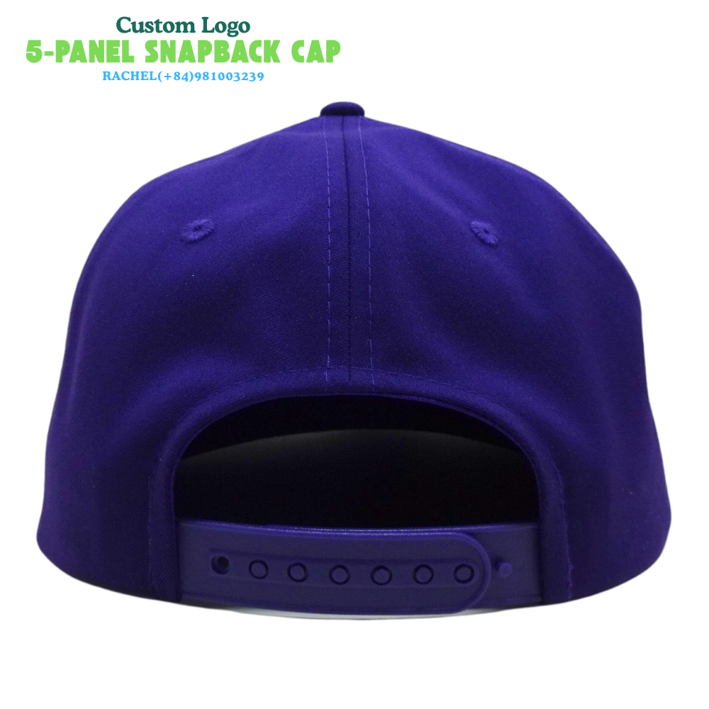 OEM High Quality 5 Panel Snapback Cap Flat Brim Custom 3D Embroidery Letter Cartoon Logo Style Mixed Color Hip Hop 5