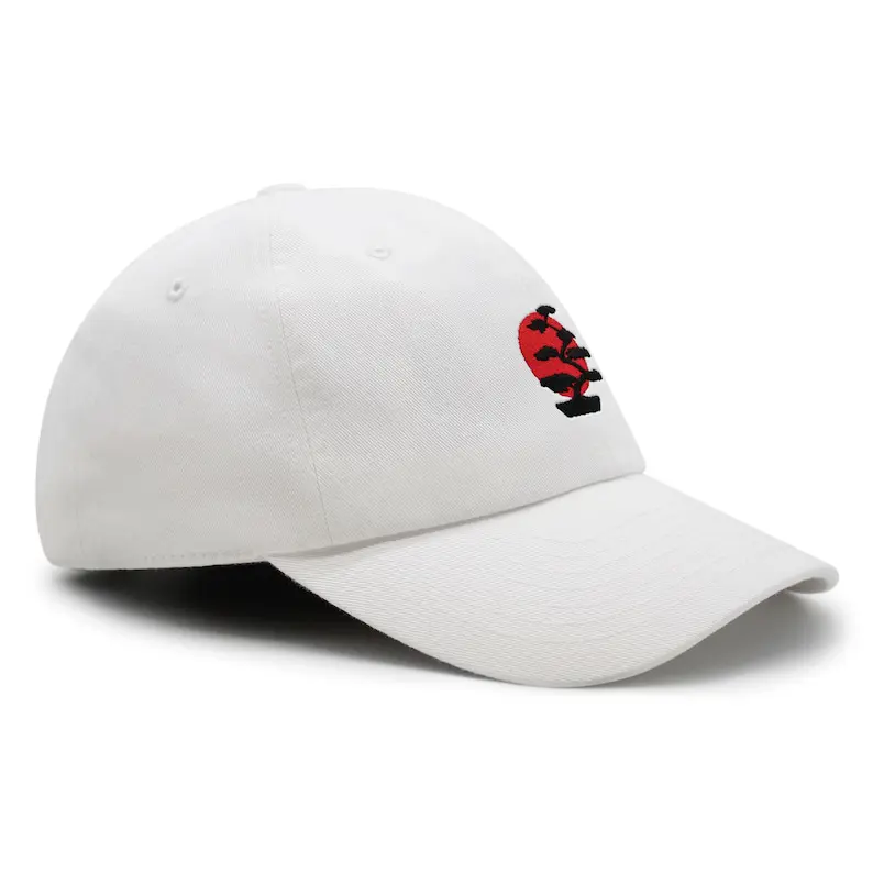 OEM High Quality Baseball Cap Bonsai Embroidery Logo Vietnam Made Adjustable Fit Mid Profile Gorras For Unisex Casual Travel L01 3