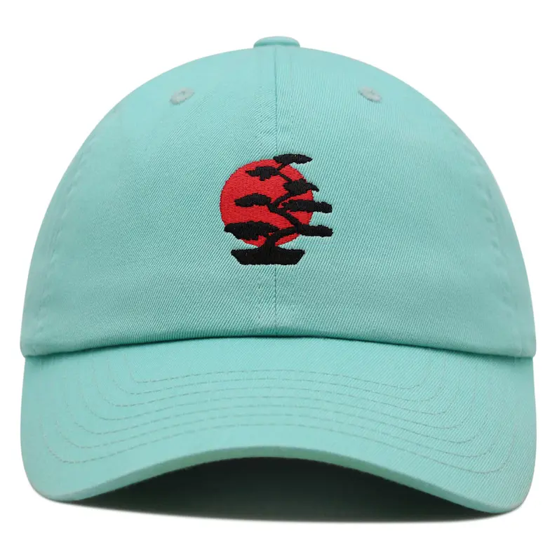 OEM High Quality Baseball Cap Bonsai Embroidery Logo Vietnam Made Adjustable Fit Mid Profile Gorras For Unisex Casual Travel L01 6